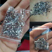 1000pcs/pack 1.5mm Clear Nail Art Rhinestone Decoration Glitter For DIY Tips White Manicure Mini 3D Acrylic Decoration BN053