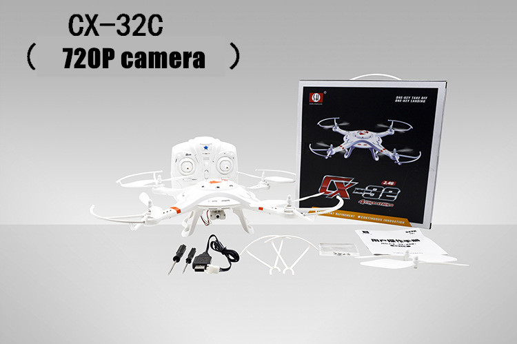 the newest cheersoon RC helicopter mini drone quadcopter with 720P camera CX-32C