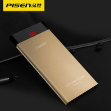 PISEN Power bank 10000mAh USB 2A thin color Portable font b Charger b font LCD Power