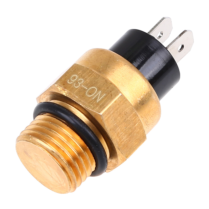 Possbay M16/16 ミリメートルオートバイラジエーター冷却ファンサーモスイッチセンサーbenelliカフェレーサーオートバイ