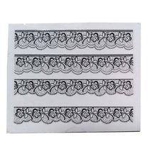 Nail Stickers Beauty Nail Art Water Decals 3D Decorations Manicure Lace Water Stickers Accessories Flower Stickers