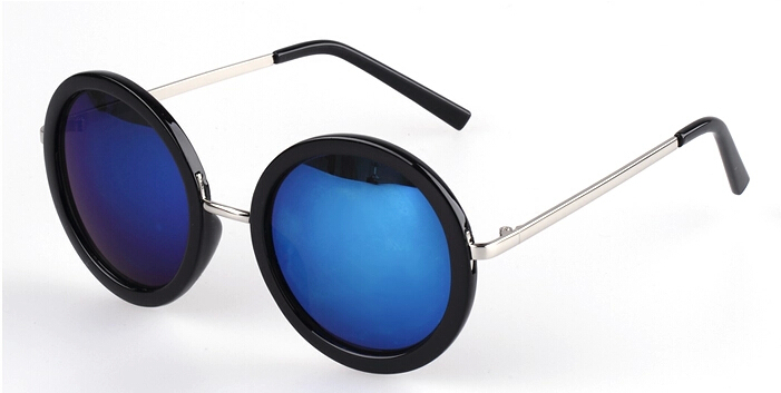 New Retro Round Sunglasses Women Brand Designer Vintage Sun Glasses Women Coating Sunglass Oculos De Sol
