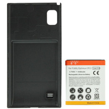 4300mAh Replacement Mobile Phone Battery with Black Back Cover for LG Optimus LTE 2 F160