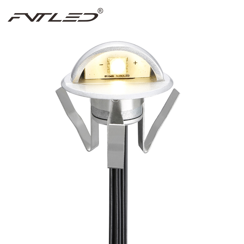 FVTLED Pack of 10 Low Voltage LED Deck lights kit Outdoor Garden Park Wall Decoration Floor Lamp ...