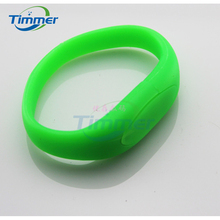 100 real capacity colorful bracelet wrist band USB Flash drive silicone USB Stick Pen Drive 4GB