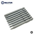 8Size Set 75mm Length Torx Screwdriver Bits Set Electric Screwdriver Tools T8 T40