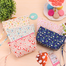 YL134 South Korea new jungle Pu portable high-capacity waterproof makeup bag hand bag coin bag monedero mujer coin purse