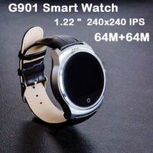 2016 hot sales G901 64M+64M Bluetooth Smart Watch wearable devices Support SIM Card Smartwatch For apple Android OS Smartphone