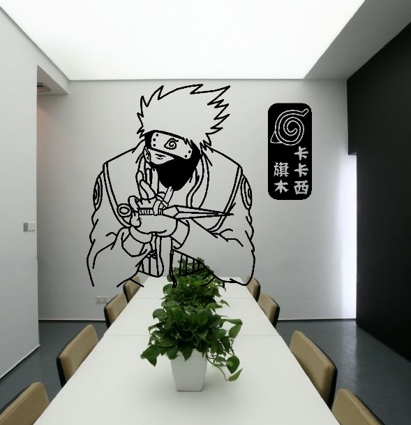 Naruto ninja Kakashi Hatake adesivos de parede loja adesivo papel de parede de estudo empresas Armario Itatiaia Magazine Luiza ~ Naruto ninja Kakashi Hatake adesivos de parede loja adesivo papel de parede de estudo empresas