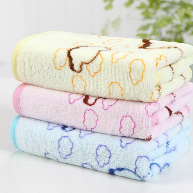 Good Quality Bath Towels For Cheap - 25X50cm Cheap Unique Microfiber Fabrics Kids Hand Towels 