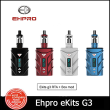 New Original Ehpro eKits G3 Starter kit 80W ehpro ekits g3 kit APD A8 TC Mod 4000mAh 3ml Tank support TC(Ni.Ti)/VC/PC e cig(MM)