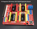 2PCS V3 Engraver 3D Printer CNC Shield Expansion Board A4988 Driver for Arduino TE209