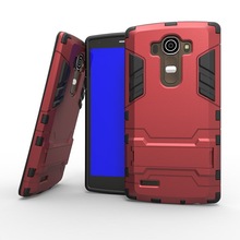 Gold For LG G4 Coque Hybrid 2 in 1 Heavy Duty Armor Cover Smartphone Hard Case