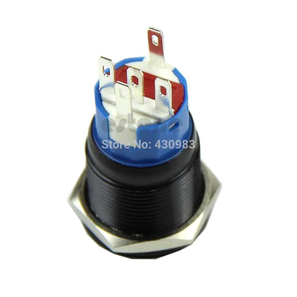 Купить 1 черный корпус 19 мм красный питания символ led 12v кнопка ...