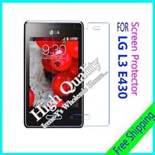 3pcs/lot For LG E430 High Clear Glossy Screen Protector Film, Screen Protective Film For LG E430