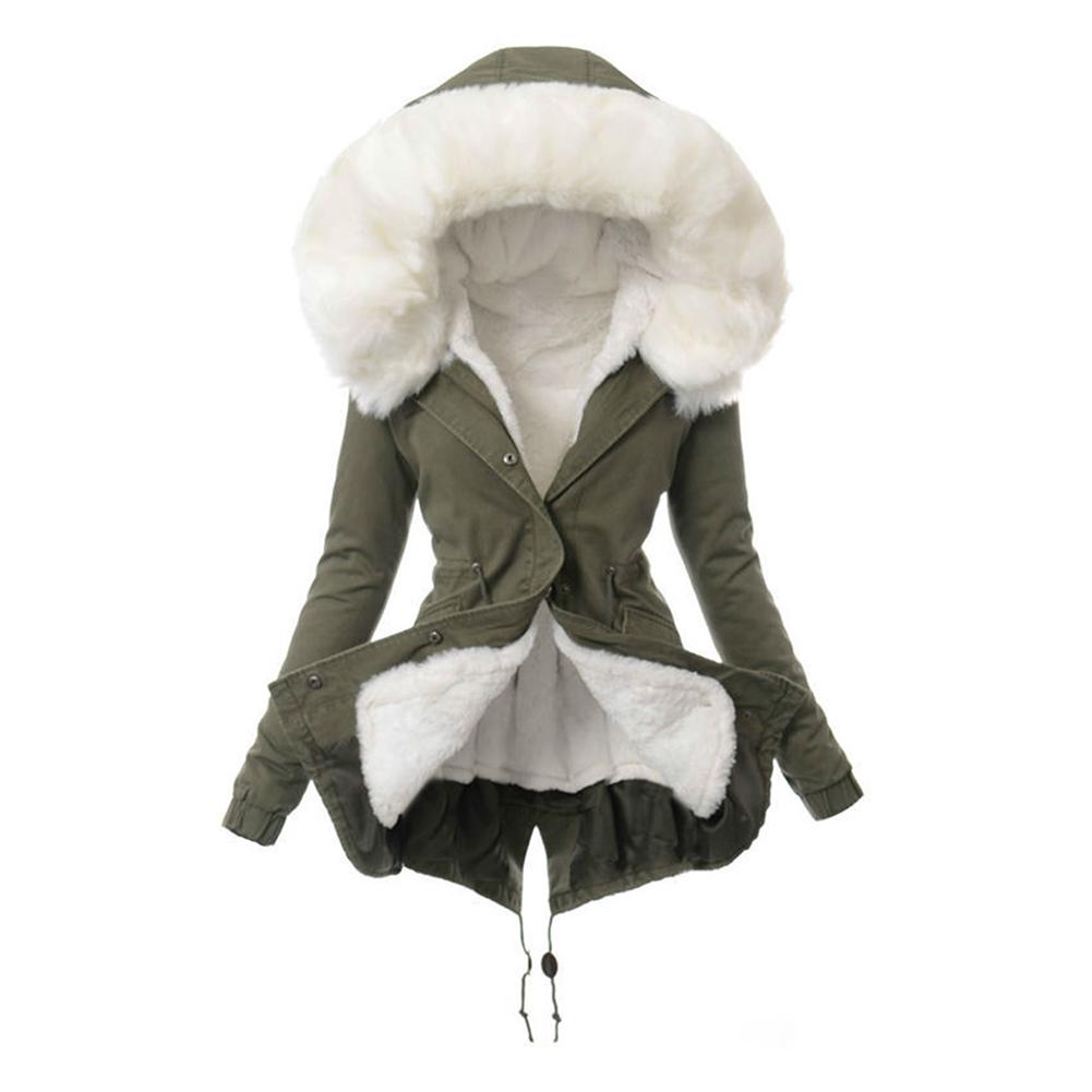 slim fit parka womens