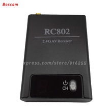 BOSCAM rc 2.4ghz fpv video receiver 8CH mini wireless audio av model quadcopter LED RX for uav airplane drone parts