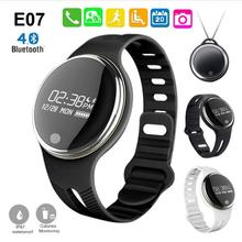 Hot E07 Smart Bluetooth Watch IP67 Swimming Phone&Video&Musin Romote Smartband Pedometer Sport Wrist Fitness Tracker Anti Lost