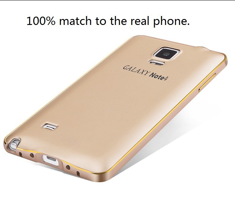 note 4 gold edge bumper+cover-5