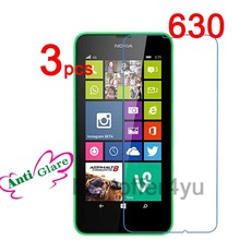 Matte Anti- Scratch Protective Film for Nokia Lumia 630 Screen Protector Guard Cover+ 3 Cloth + Tracking Code
