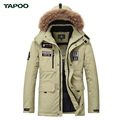 Tapoo Mens Down Coats Polyester Winter Jackets Thick 80 White Duck Down Casual Outerwear Windproof Handsome