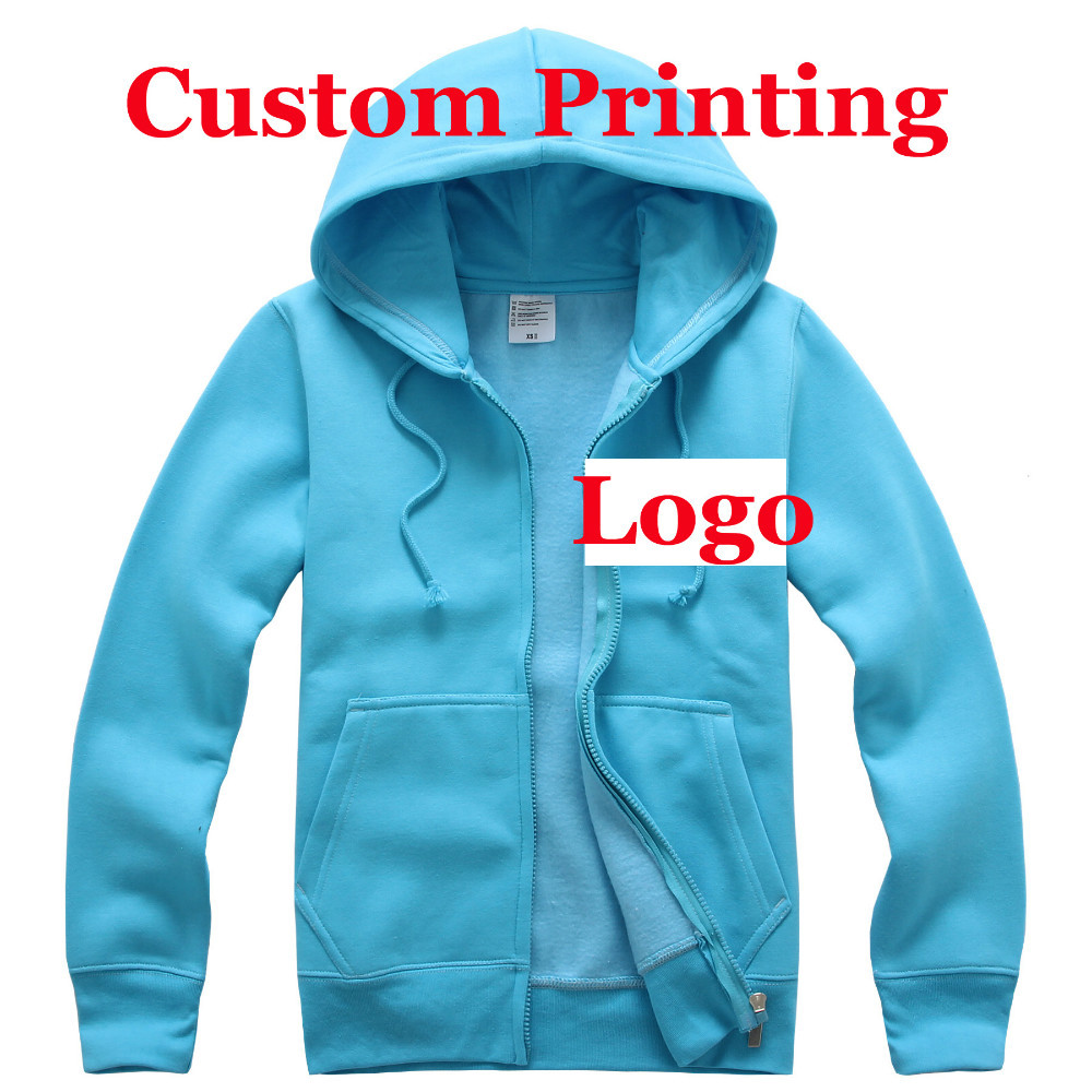 personal customized logo print hoody business custom logo hoodies