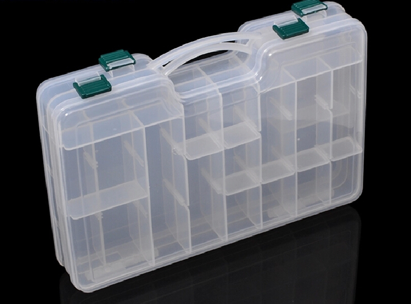 double sided toy storage container