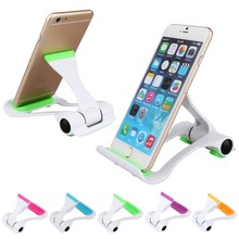 Adjustable Portable Foldable Folding Lazy Desktop Cell Phone Cradles Stands Mounts Holder Bracket for iPhone6 Plus Samsung HTC