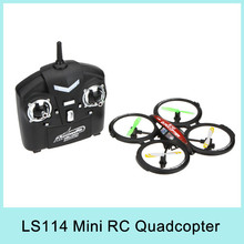 LIANSHENG LS114 4CH 2.4GHz RTF UFO Aircraft Drone Radio Control Toy RC Helicopter Quadcopter w/ 6-Axis Gyro NEW 2015 VS Syma X5