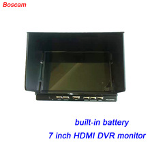 BOSCAM 5.8 monitor fpv 7 inch LCD wireless audio video quadcopter 5.8ghz 32CH receiver RX DVR bulit-in battery drone uav parts