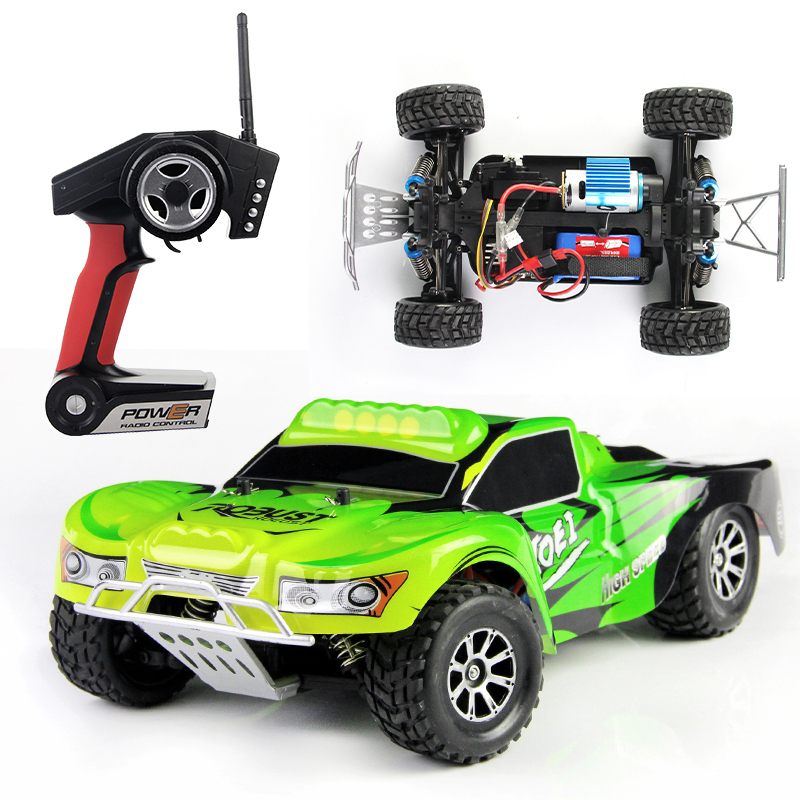 Original Wltoys A969 RC Remote Control Car 2.4Ghz 1/18 4WD 45KM/H High Speed Racing Electronic Car RTR Children Toys WLA969