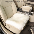Free shipping brand new winter warm long genuine sheepskin wool fur car seat pad chair cushion