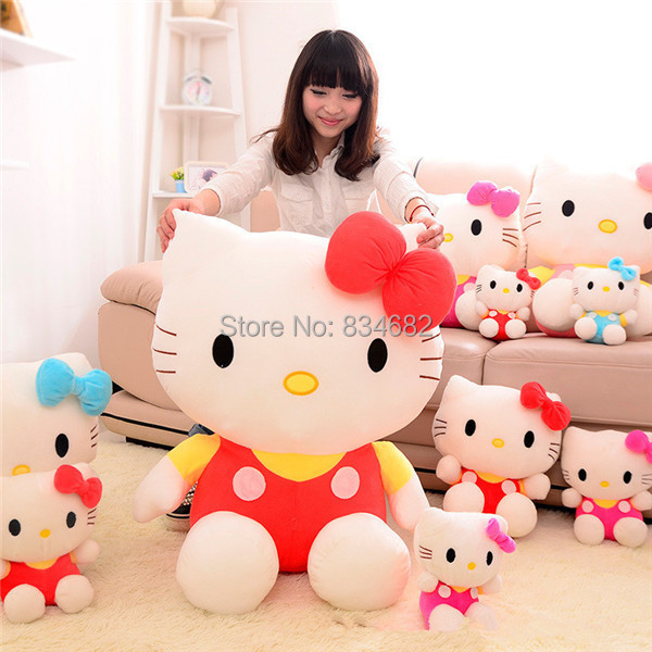 J.G Chen 75cm Hello Kitty Plush Toy Christmas Gift Big Size Good As a Kids Gift Factory Supply Many Size to choose Free Shipping