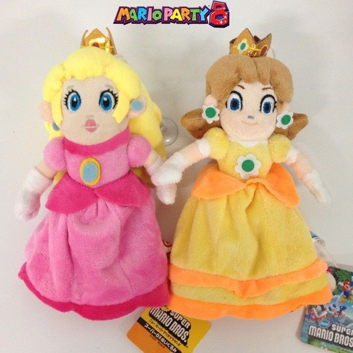 peach and goma stuffed animal