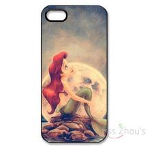 For iphone 4/4s 5/5s 5c SE 6/6s 7 plus ipod touch 4/5/6 back skins mobile cellphone cases cover The Little Mermaid Ariel