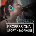 2017 Sport Headphones Waterproof Bluetooth Headset Wireless Earphones with Microphone Noise Cancelling Earbuds for Xiaomi iPhone