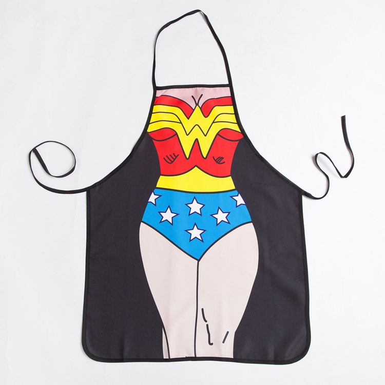 Newest Wonder Woman Cooking Apron Sexy Funny Kitchen Accessories Aprons For Adult In Aprons From