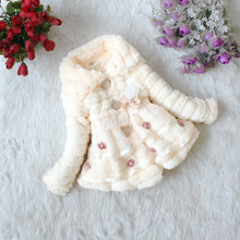 2015 Girls clothes coat clothing with bow Autumn Winter wear Clothes baby Children outerwear dress jacket