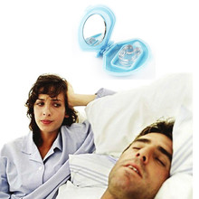 Health Care Silicon Stop Snoring Nose Clip Anti Snore Sleep Apnea Aid Device Night Tray