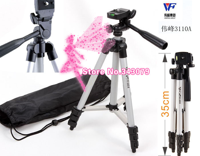 Weifeng WT3110A   3- HeadTripod  Nikon D7000 D80 D90 D3100 DSLR Sony NEX-5N Canon 650D 60D 600D WT-3110A