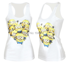 EAST KNITTING New 2015 Women T shirt Despicable Me Tank top harajuku Vest punk 3D Print