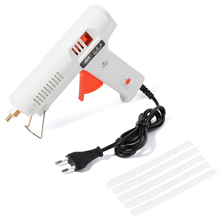 150W Electric Heating Melt Glue Gun Trigger 5Pcs Sticks DIY Craft Tools BI223