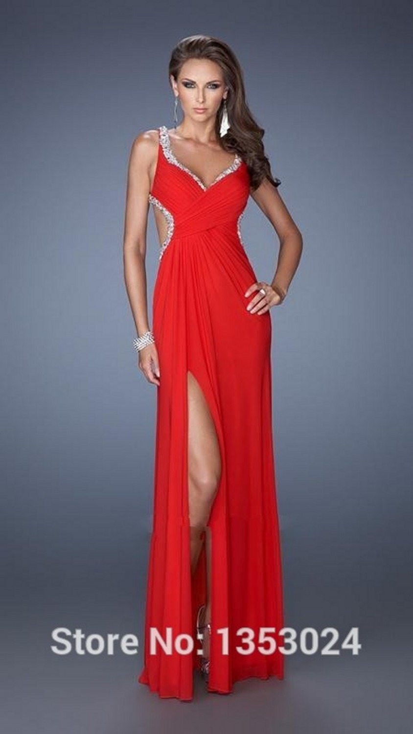 vestidos de noche 2016 rojos