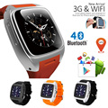 X01 WCDMA 3G Smart Watch Android Phone Relogios Invictas WIFI GPS Bluetooth MTK6572 Dual Core 4GB