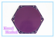 kossel rostock hotbed heatbed heater PCB 12V 120w 170mm 200mm purple reprap seemecnc onyx MK2A MK2B 3d printer round