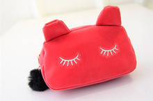 2015 New Women & Kids Children Bags cartoon cat Mini coin Purses Women Lady Bags Pouch Makeup Case Holder BAG Handbag #BC02