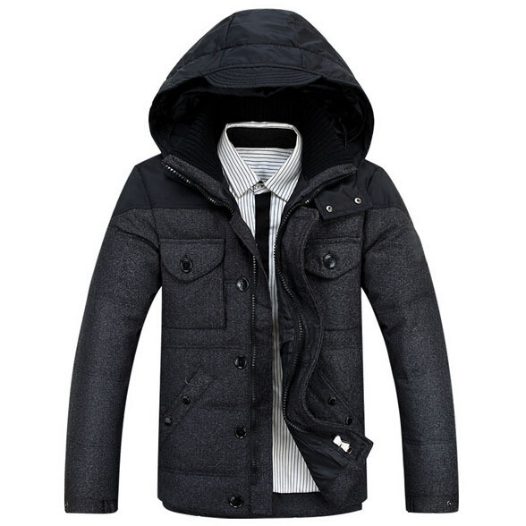 Free Shipping 2015 New Down Jacket Top Brand Man s Jackets Fashion Cold And Warm Men