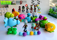 9 Style New Popular Game PVZ Plants vs Zombies Peashooter PVC Action Figure Model Toys 10CM Plants Vs Zombies Toys
