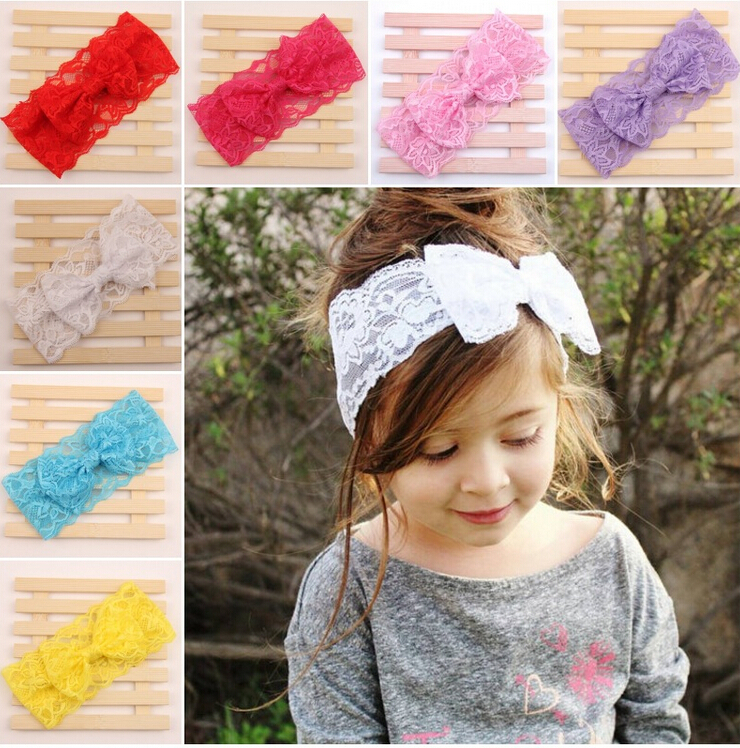 843 New baby headband knot 207 2015 Newest baby top knot headband with lace lovely bow headwrap baby   