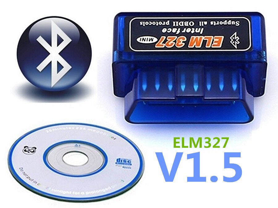  -elm327 Bluetooth V1.5 OBD2 -  327  ELM 327  